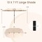 Double-Sided Patio Umbrella, Crank Handle and Sun-Protection Fabric